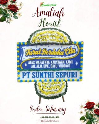 Papan Bunga Duka di Banyu Asih